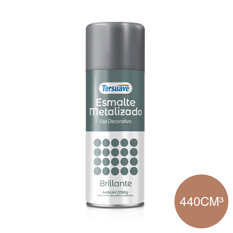 Aerosol Esmalte Sintetico Metalizado Tersuave Cobre Brillante 440cc
