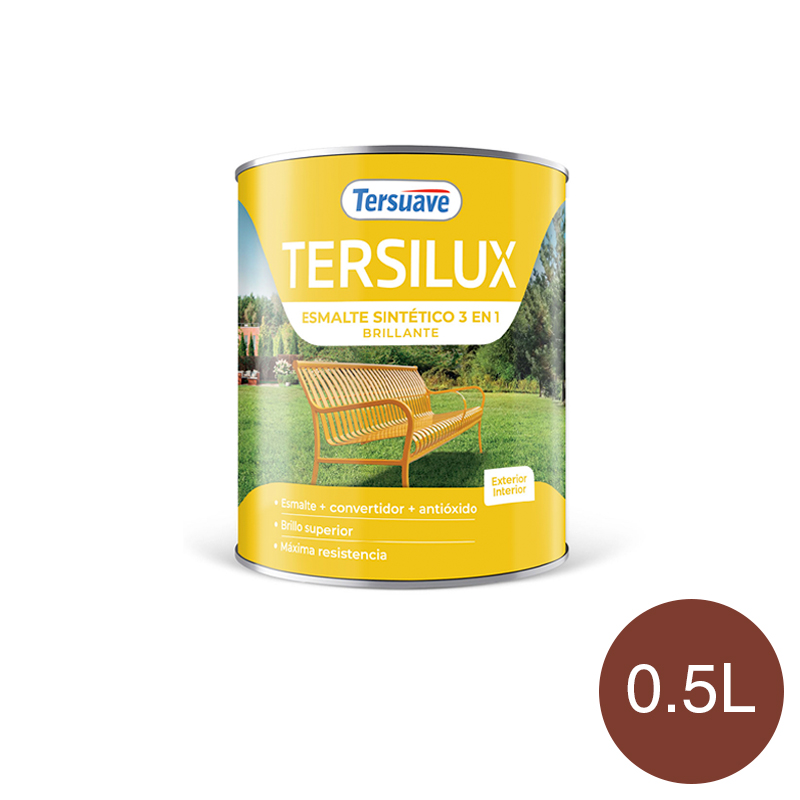 Esmalte Sintetico Brillante Convertidor Antioxido Tersuave Cedro 500ml