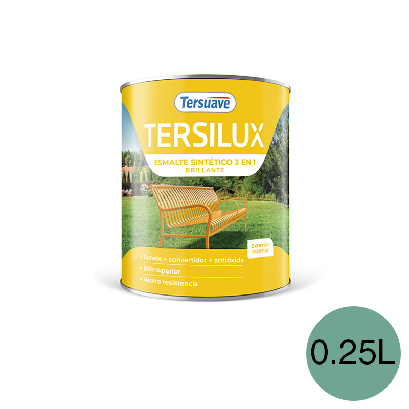 Esmalte Sintetico Brillante Convertidor Antioxido Tersuave Verde Ilusion 250ml