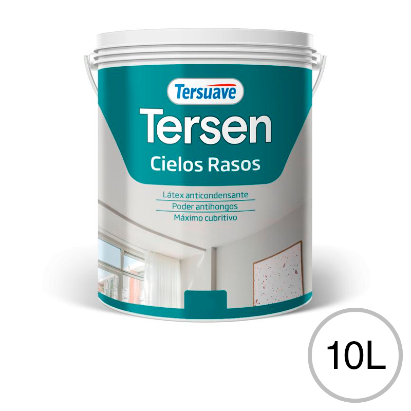 Tersen Latex Cielos Rasos Anticondensante Blanco Mate 10L