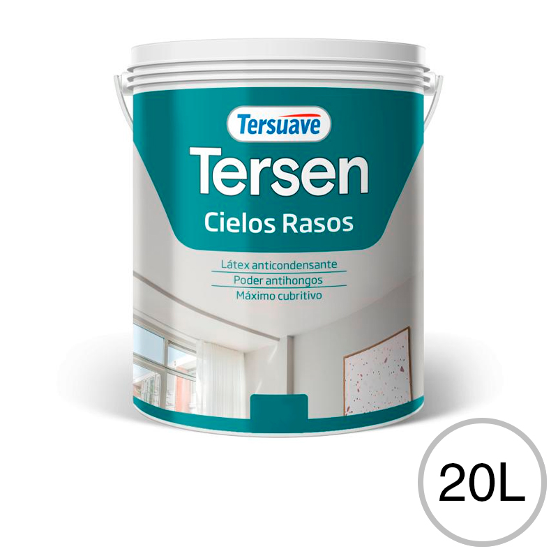 Tersen Latex Cielos Rasos Anticondensante Blanco Mate 20L