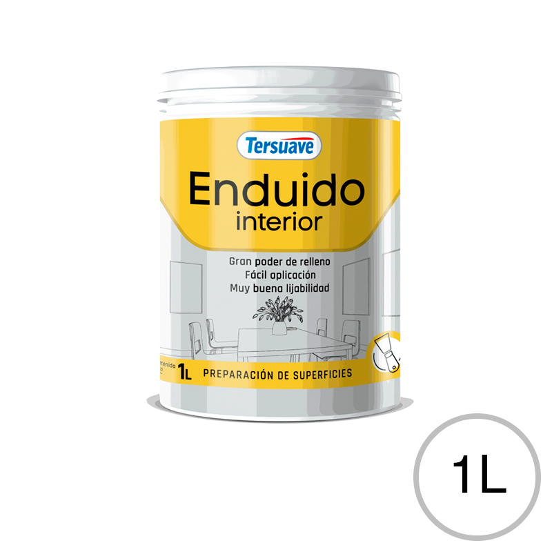 Enduido Plastico Interior Tersuave Blanco 1L
