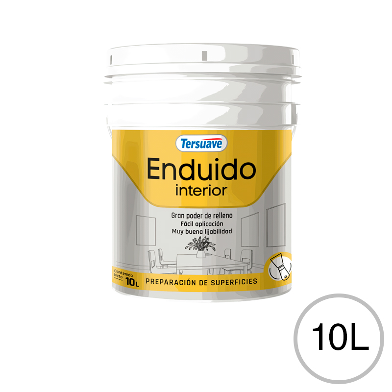 Enduido Plastico Interior Tersuave Blanco 10L