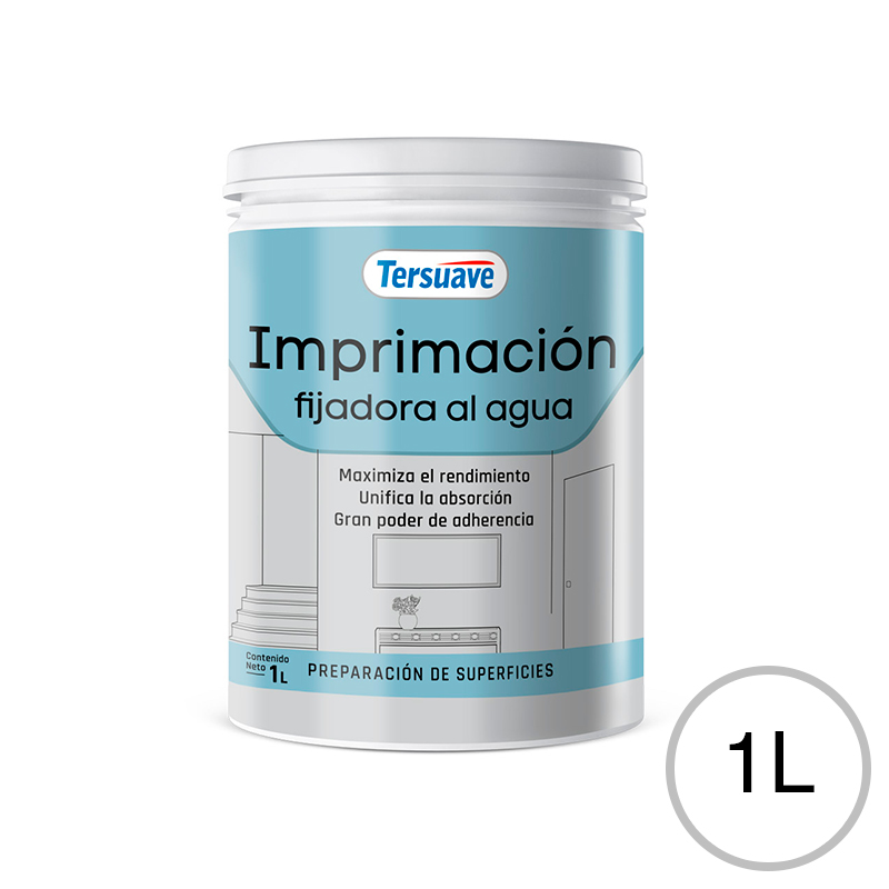 Imprimacion Fijador Al Agua Blanco Mate 1L