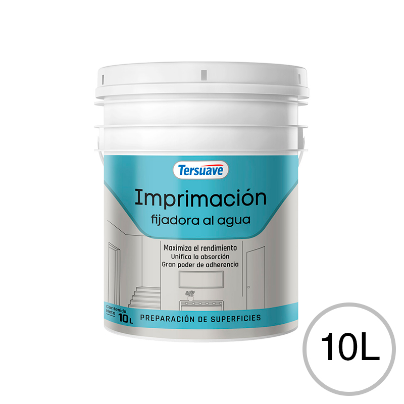 Imprimacion Fijador Al Agua Blanco Mate 10L