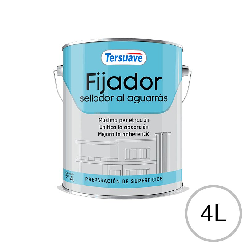 Fijador Sellador al Aguarras Tersuave Mate 4L
