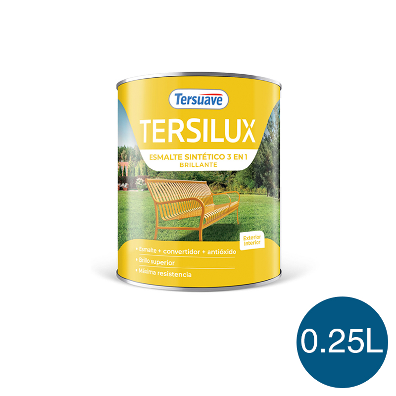 Esmalte Sintetico Brillante Convertidor Antioxido Tersuave Azulejo 250ml