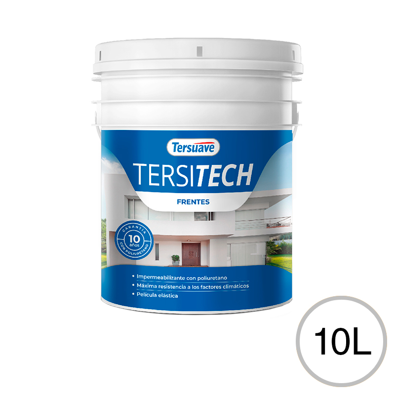 Impermeabilizante para Frentes Exterior Tersitech Blanco 10L