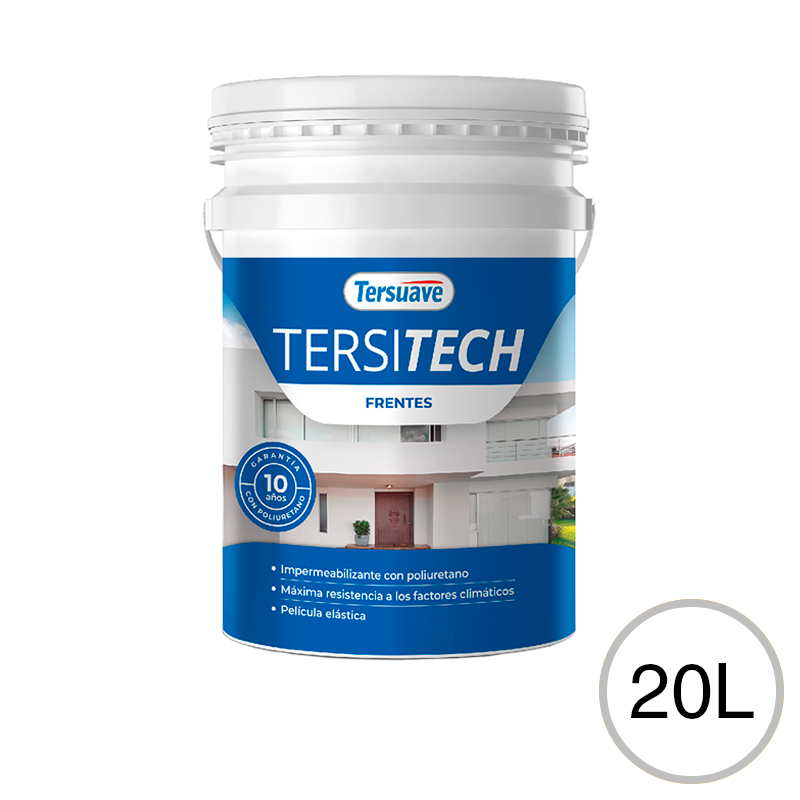 Impermeabilizante para Frentes Exterior Tersitech Blanco 20L