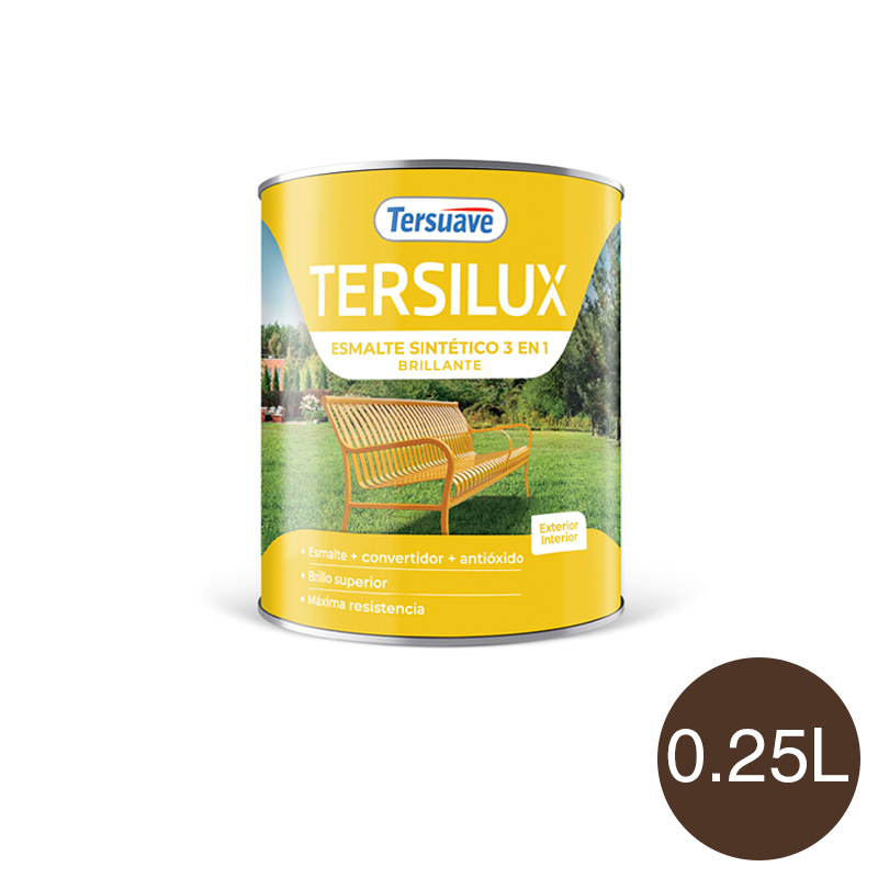Esmalte Sintetico Brillante Convertidor Antioxido Tersuave Tabaco 250ml