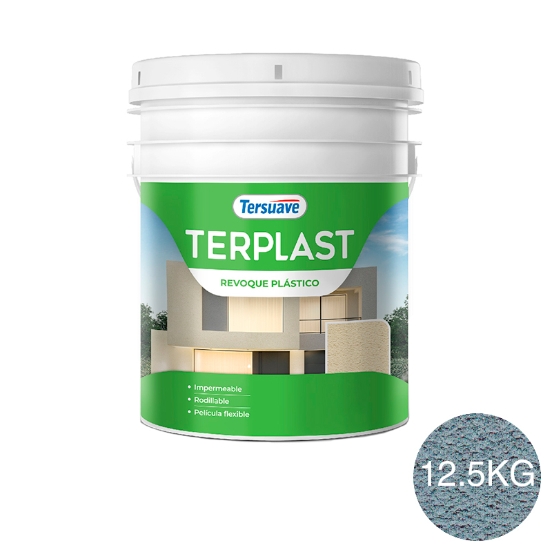 Revestimiento Revoque Plastico con Color Terplast Azul Ancestral 12.5Kg