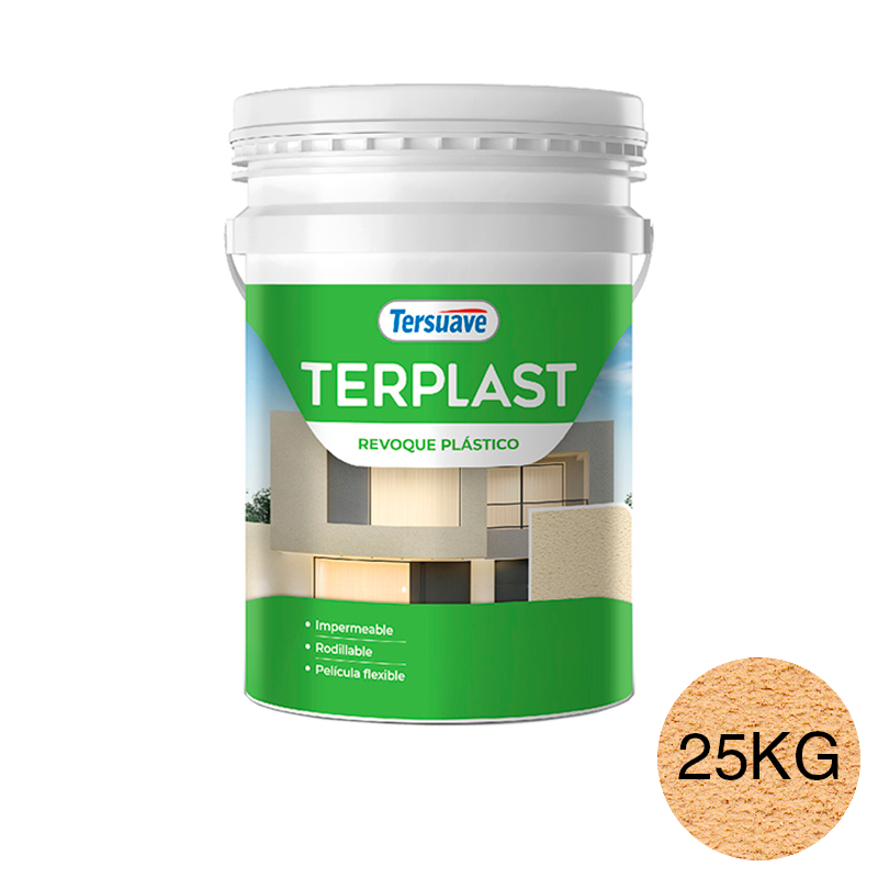Revestimiento Revoque Plastico con Color Terplast Durazno Maduro 25Kg