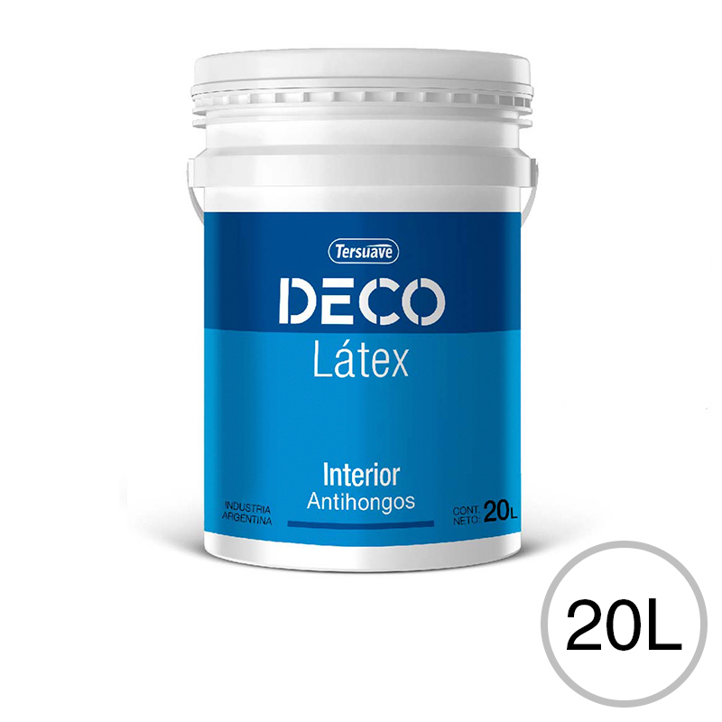 Pintura Latex Interior Antihongos Deco Latex Blanco 20 L