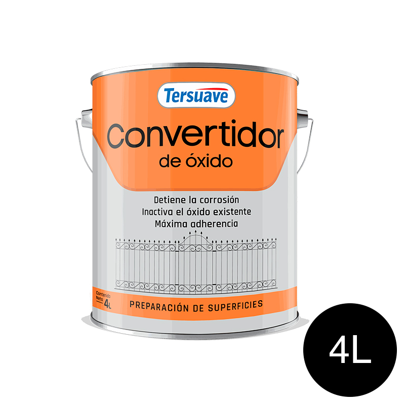 Convertidor de Oxido Tersuave Negro Mate 4L
