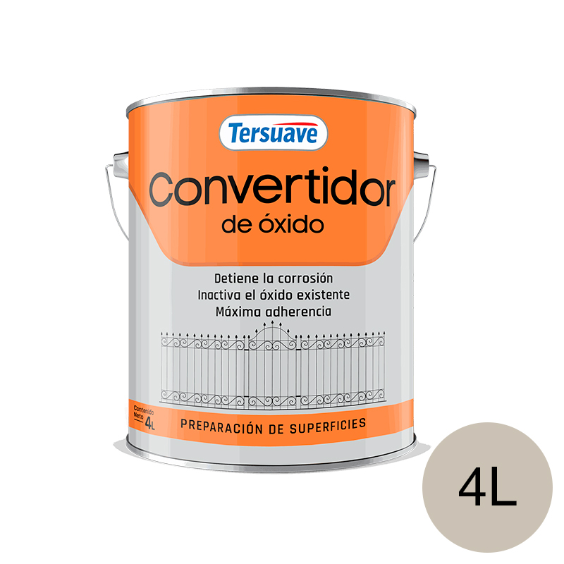 Convertidor de Oxido Tersuave Gris Mate 4L