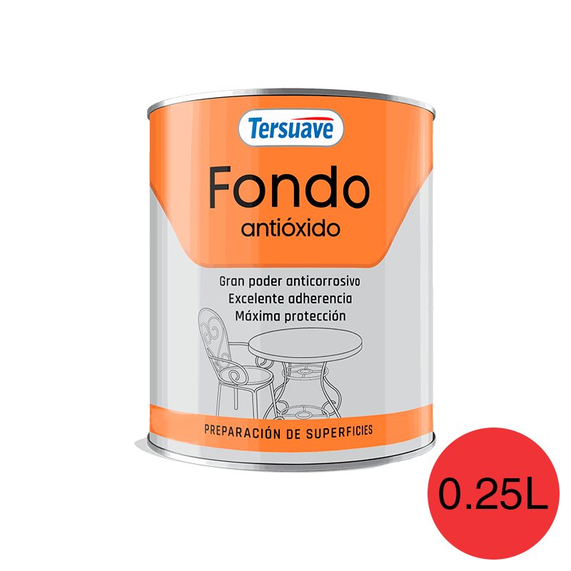 Fondo Antioxido Cromato de Zinc Tersuave Rojo Mate 250ml