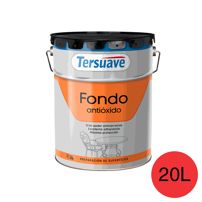Fondo Antioxido Cromato de Zinc Tersuave Rojo Mate 20L