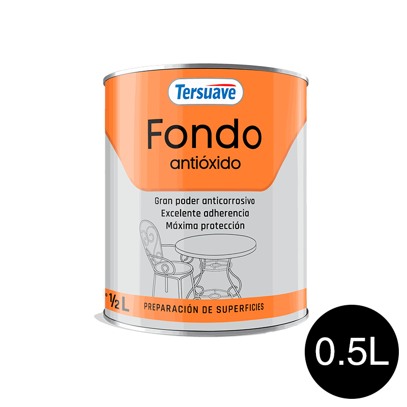 Fondo Antioxido Cromato de Zinc Tersuave Negro Mate 500ml