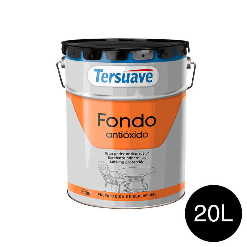 Fondo Antioxido Cromato de Zinc Tersuave Negro Mate 20L