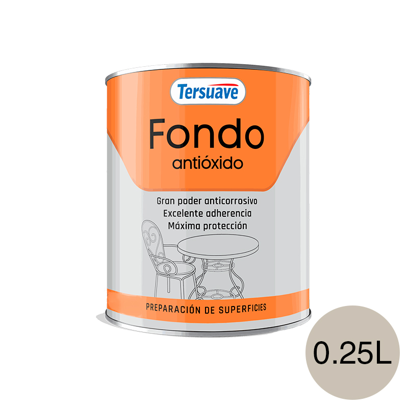 Fondo Antioxido Cromato de Zinc Tersuave Gris Mate 250ml