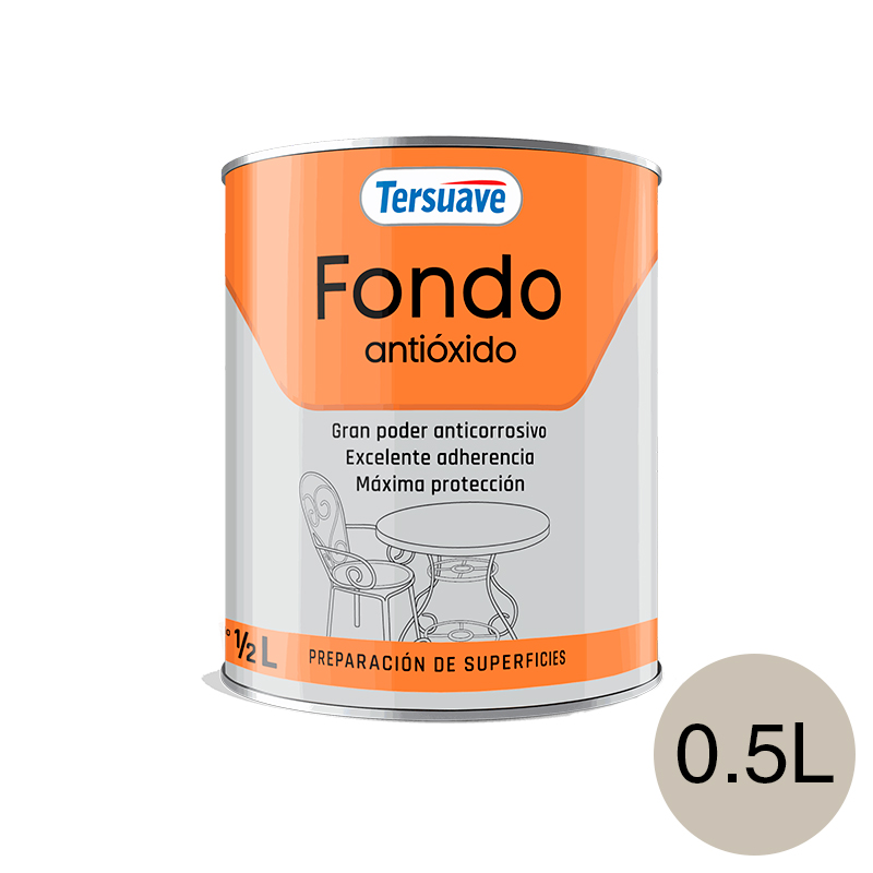 Fondo Antioxido Cromato de Zinc Tersuave Gris Mate 500ml