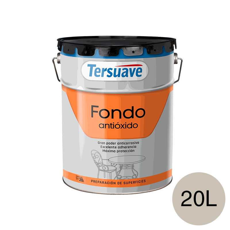 Fondo Antioxido Cromato de Zinc Tersuave Gris Mate 20L