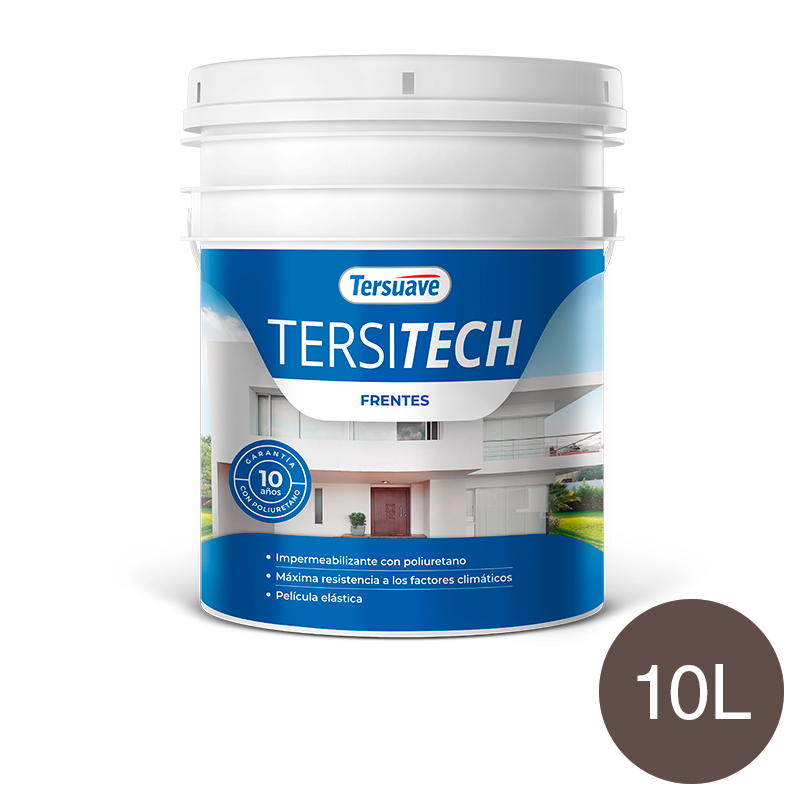 Impermeabilizante para Frentes Tersitech Marrón Chocolate 10L