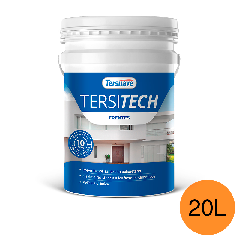 Impermeabilizante para Frentes Tersitech Naranja Coral 20L