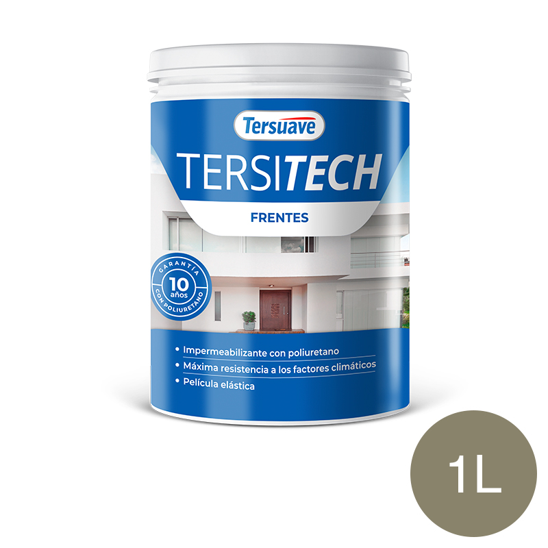 Impermeabilizante para Frentes Tersitech Gris Cemento 1L