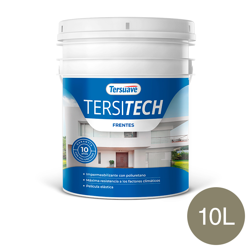 Impermeabilizante para Frentes Tersitech Gris Cemento 10L