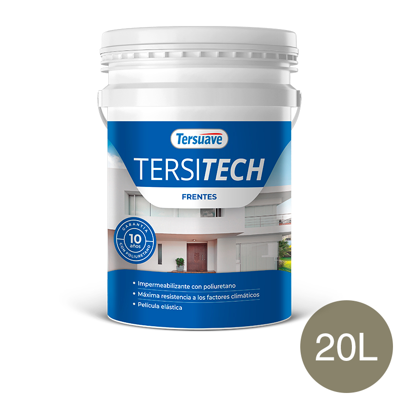 Impermeabilizante para Frentes Tersitech Gris Cemento 20L
