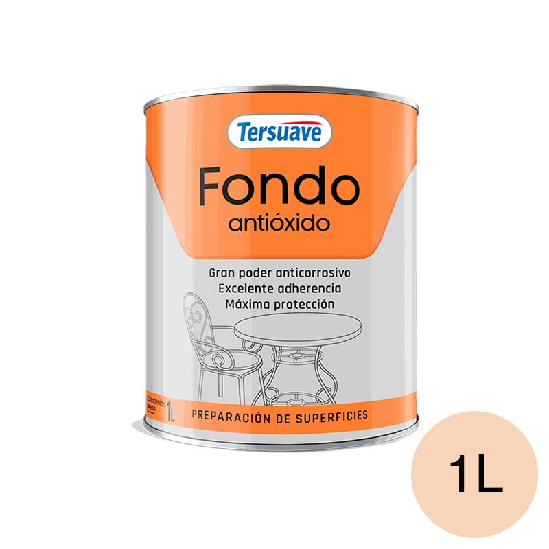 Fondo Antioxido Cromato de Zinc Tersuave Marfil Mate 1L