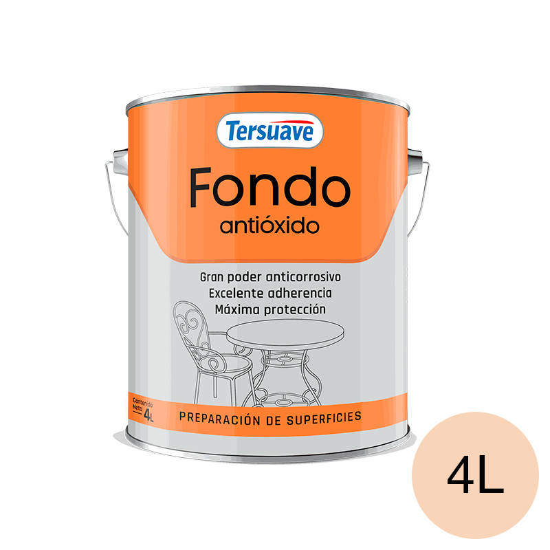 Fondo Antioxido Cromato de Zinc Tersuave Marfil Mate 4L