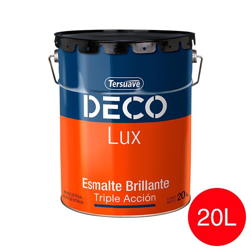 Deco Lux Esmalte Sintetico Brillante Bermellon x 20l