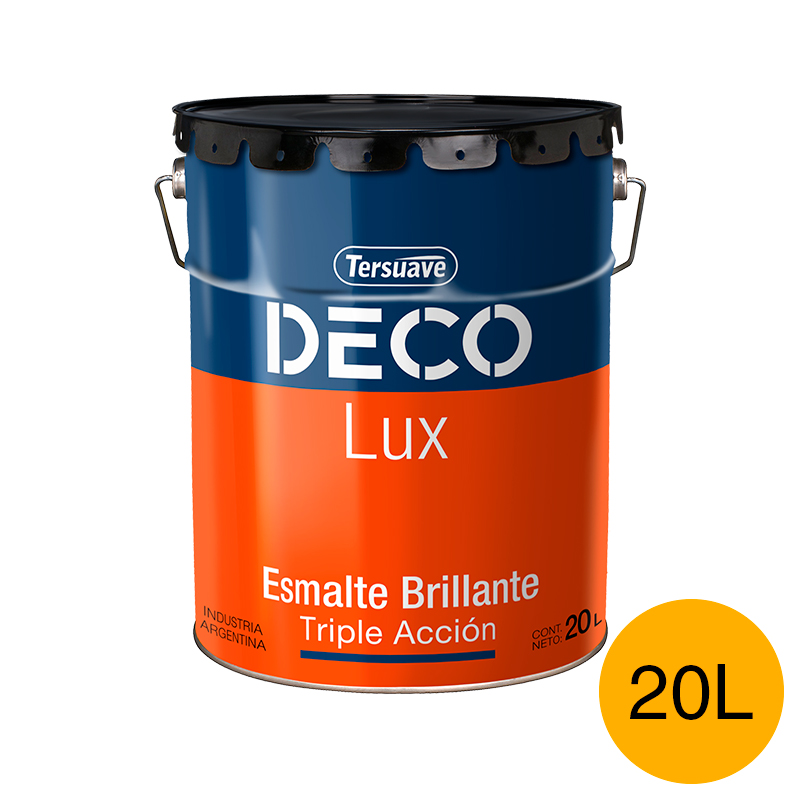 Deco Lux Esmalte Sintetico Brillante Amarillo x 20l