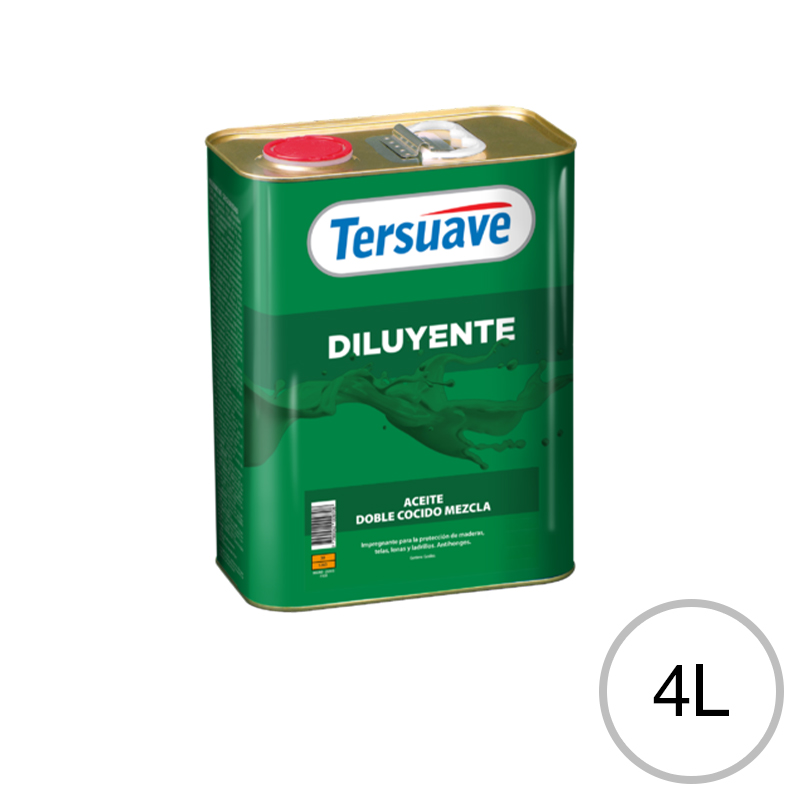 Aceite doble cocido mezcla transparente lata x 4l