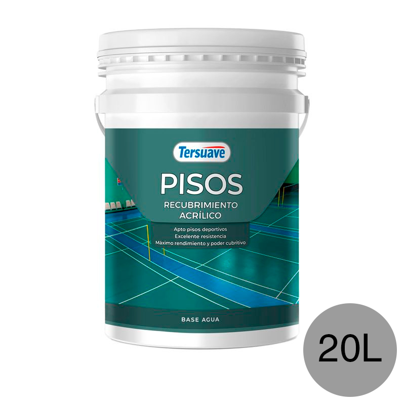 Pisos&#x20;Recubrimiento&#x20;Acrilico&#x20;Gris&#x20;Plomo&#x20;Mate&#x20;20L