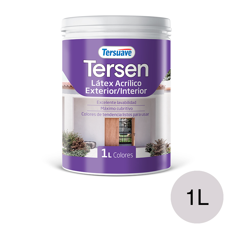 Latex&#x20;Exterior&#x20;Interior&#x20;Mate&#x20;Tersen&#x20;Beige&#x20;Sutil&#x20;1L