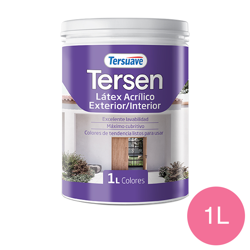 Latex&#x20;Exterior&#x20;Interior&#x20;Mate&#x20;Tersen&#x20;Rosa&#x20;Magico&#x20;1L
