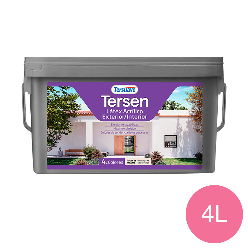 Latex&#x20;Exterior&#x20;Interior&#x20;Mate&#x20;Tersen&#x20;Rosa&#x20;Magico&#x20;4L