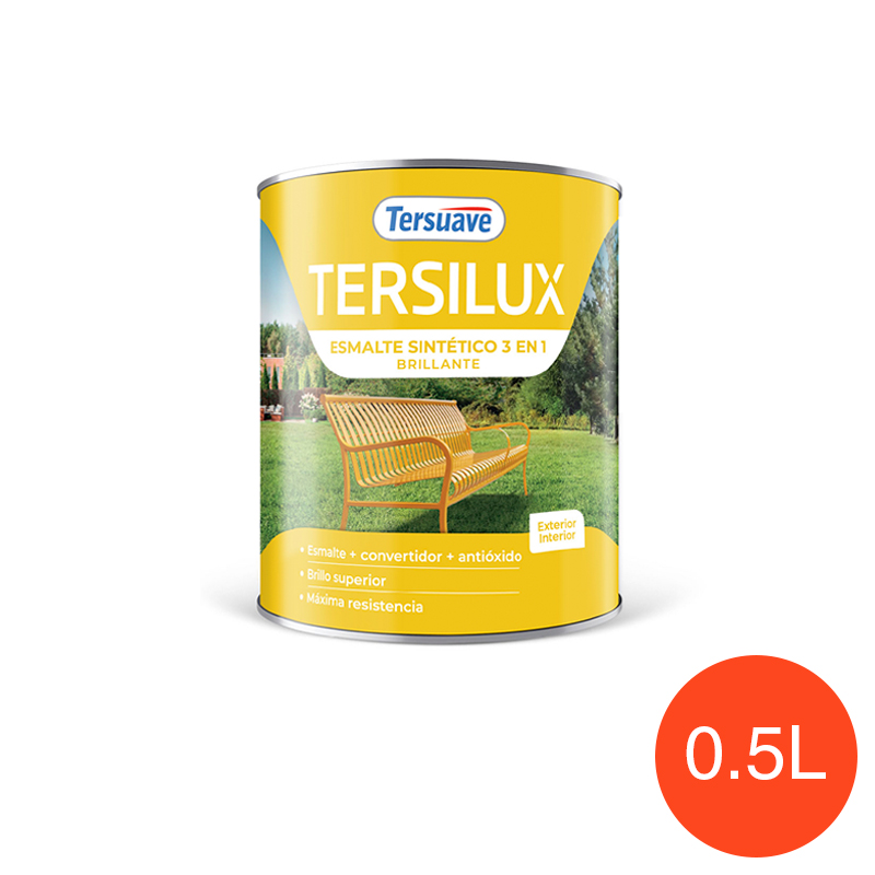 Esmalte Sintetico Brillante Convertidor Antioxido Tersuave Naranja 500ml