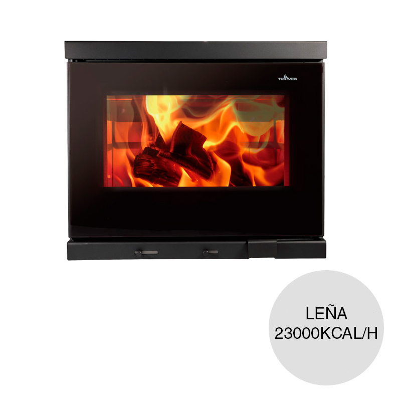 Calefactor leña Roma 23000kcal/h 590mm x 777mm x 900mm