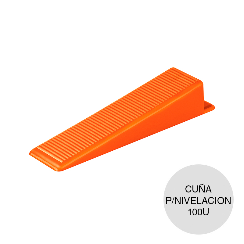 Cuña p/nivelacion azulejos polipropileno bolsa x 100u