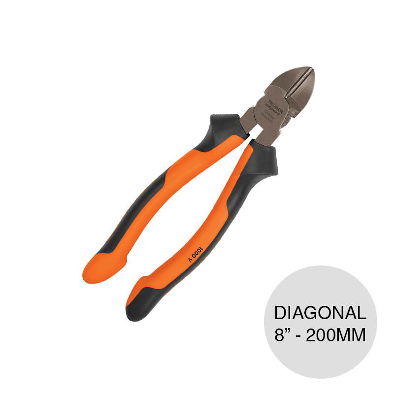 Alicate corte diagonal Expert acero cromo vanadio 8" 200mm