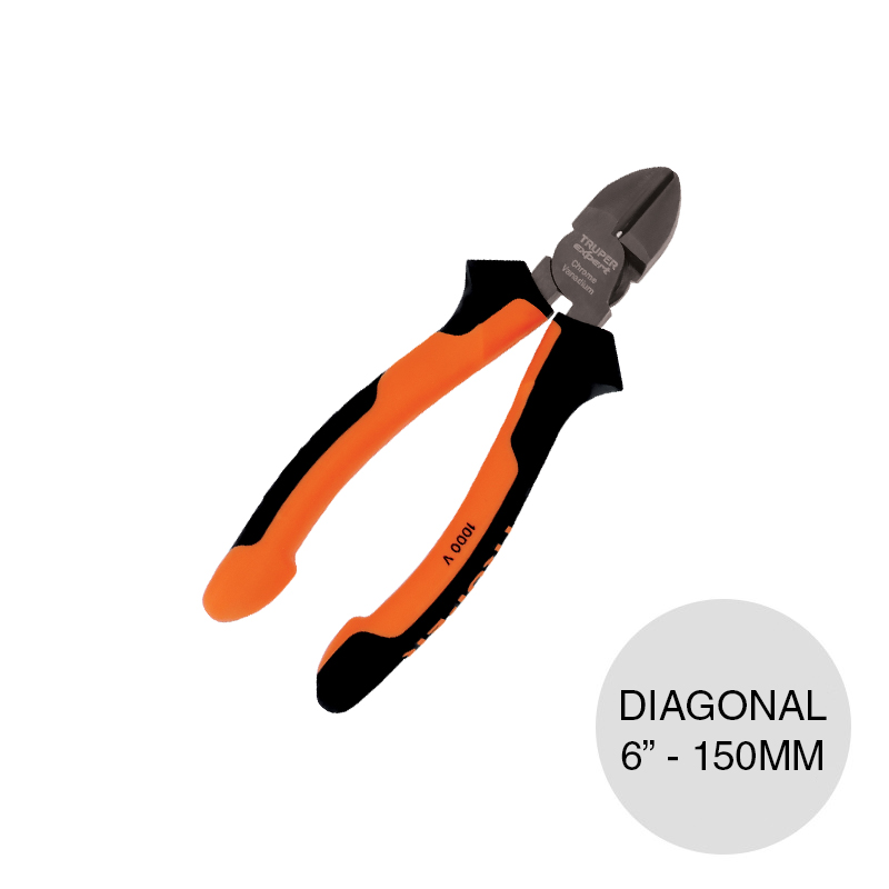 Alicate corte diagonal Expert acero cromo vanadio 6" - 150mm