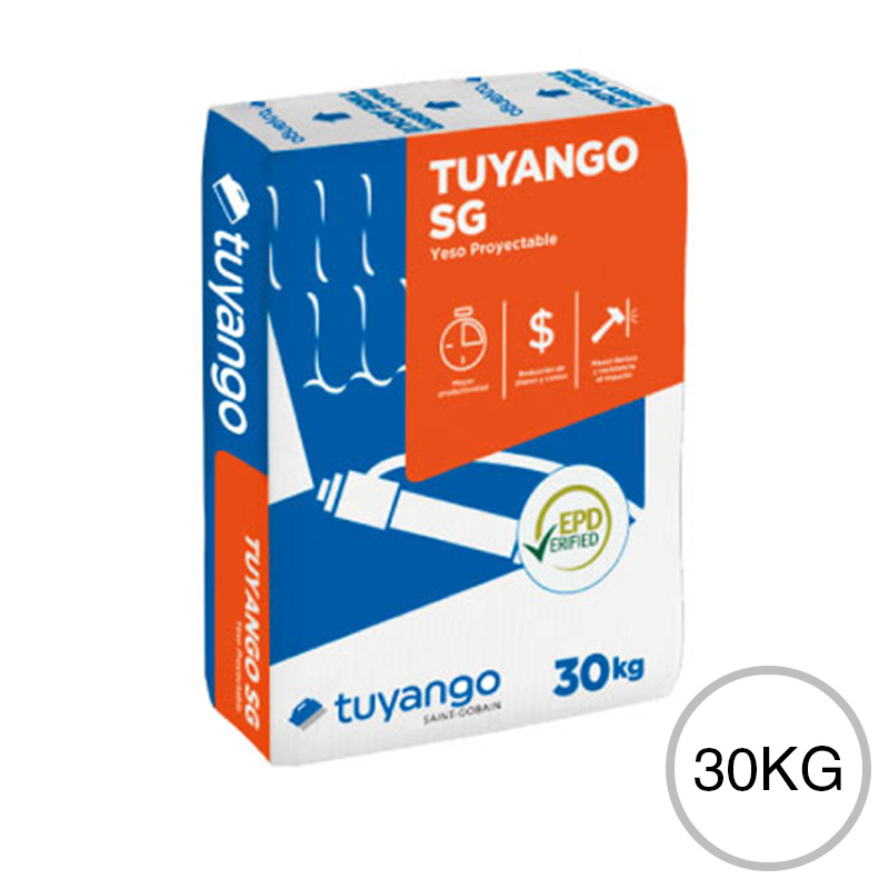 Yeso proyectable SG monocapa polvo x 30kg