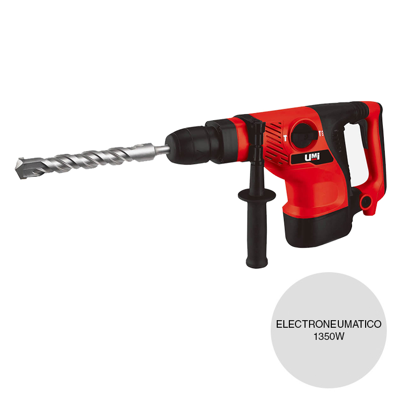 Martillo electroneumatico rotopercutor HU019 encastre SDS Max 1350w 14J