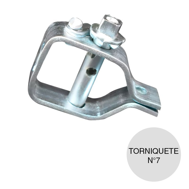 Torniquete N°7 zincado hierro