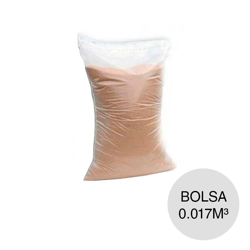 Arena fina construccion revoques hormigones bolsa x 0.017m³