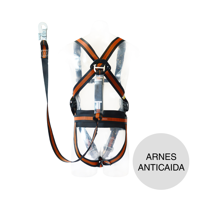 Arnes seguridad anticaida regulable c/cabo